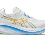 Asics Men Blue Performance Running Shoes GEL-NIMBUS 26 Color- WHITE/WATERSCAPE