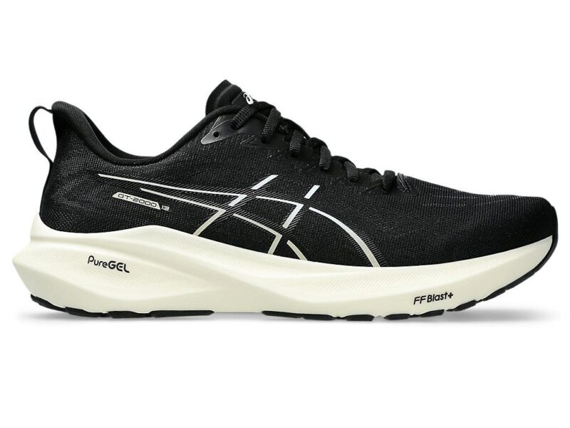 Asics Men Black Performance Running Shoes GT-2000 13, Black/White