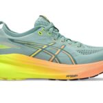 Asics Women Performance Running Shoes GEL-KAYANO 31,LIGHT CELADON/SAFETY YELLOW