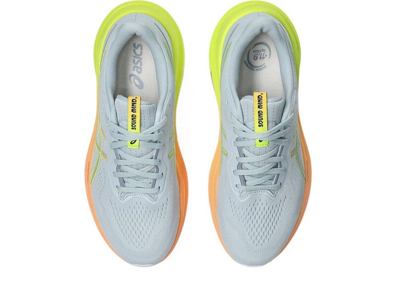 Asics Women Performance Running Shoes GT-1000 13,COOL GREY/SAFETY YELLOW - Image 6