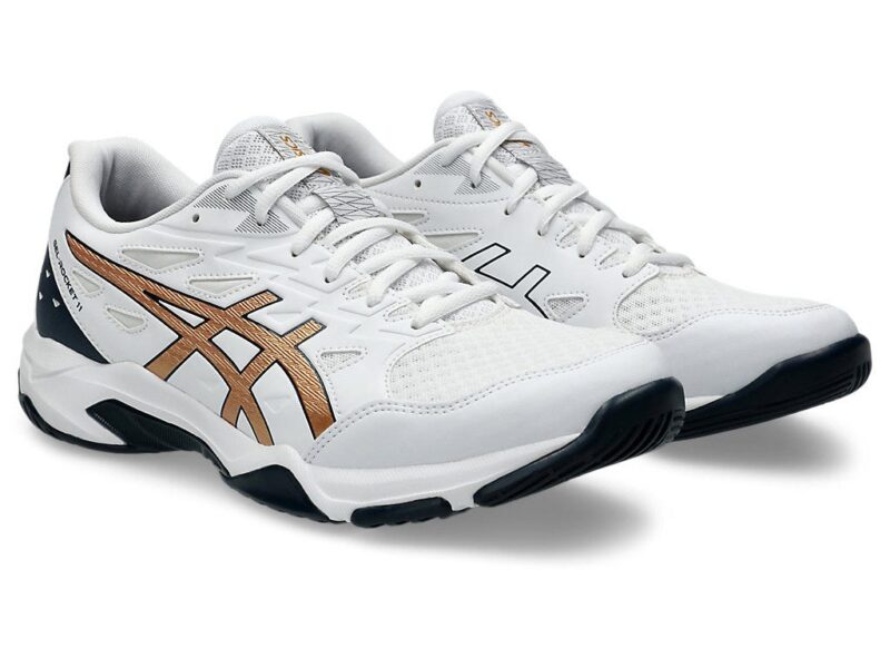 Asics Men White Indoor Court Shoes GEL-ROCKET 11 - Image 2