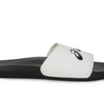 Asics White Black Soft Flip Flops