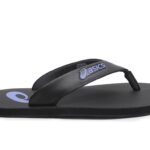 Asics Unisex Black Slippers