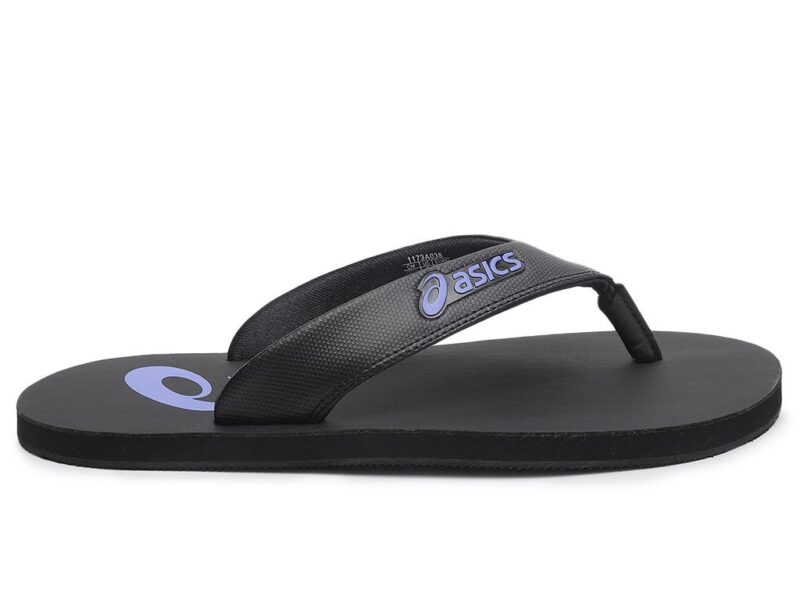 Asics Unisex Black Slippers
