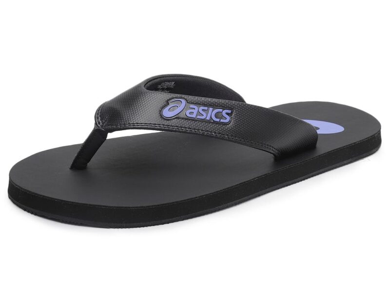 Asics Unisex Black Slippers - Image 3