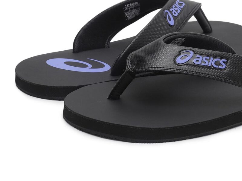 Asics Unisex Black Slippers - Image 6