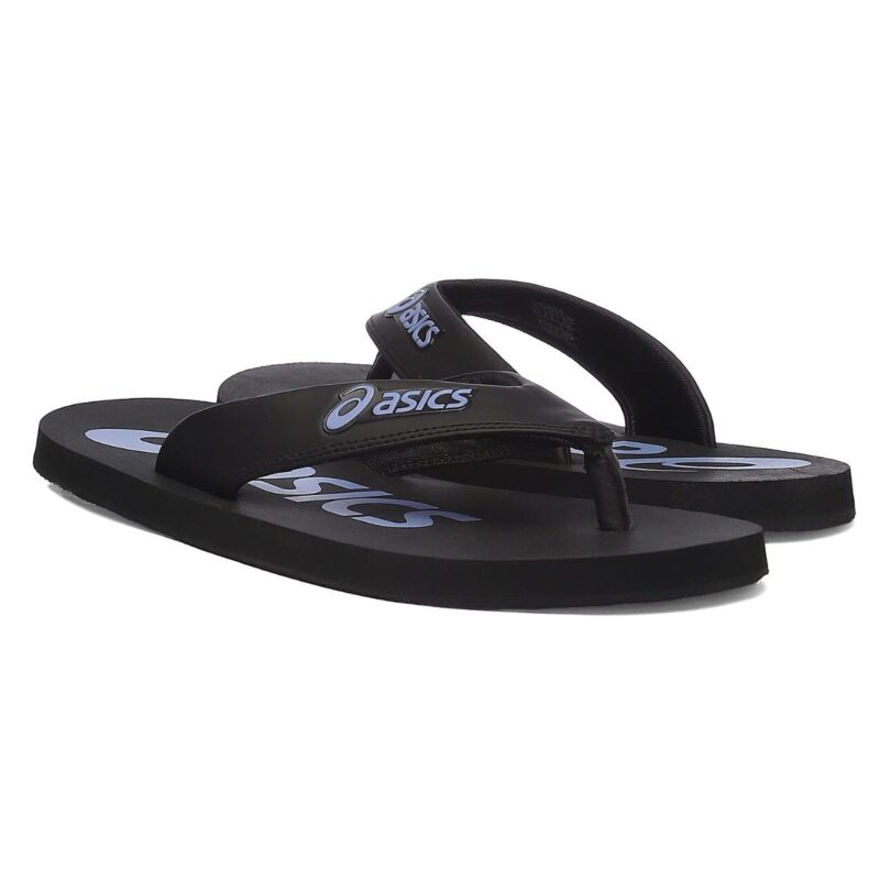 Asics Unisex Black Zorian BM Slippers - Image 5
