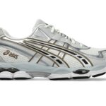Asics Unisex Performance Running Shoes GEL-NYC 2055 Cream/Pure Silver