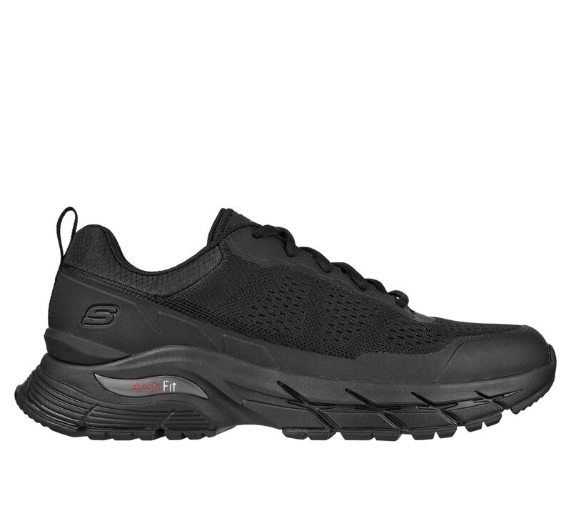 Skechers Men Archfit Black Sports Shoes BAXTER - PENDROY