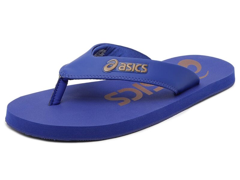 Asics Unisex  Blue Zorian BM Slippers - Image 3
