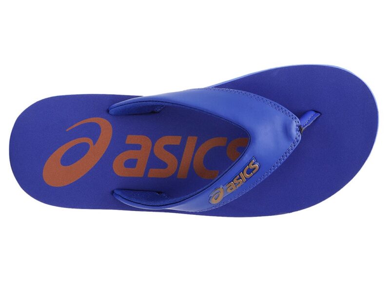 Asics Unisex  Blue Zorian BM Slippers - Image 4