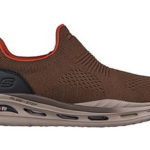 Skechers Men Archfit Brown Walking Shoes ORVAN - DENISON