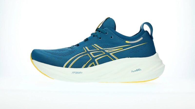 Asics Men Blue Performance Running Shoes GEL-NIMBUS 26